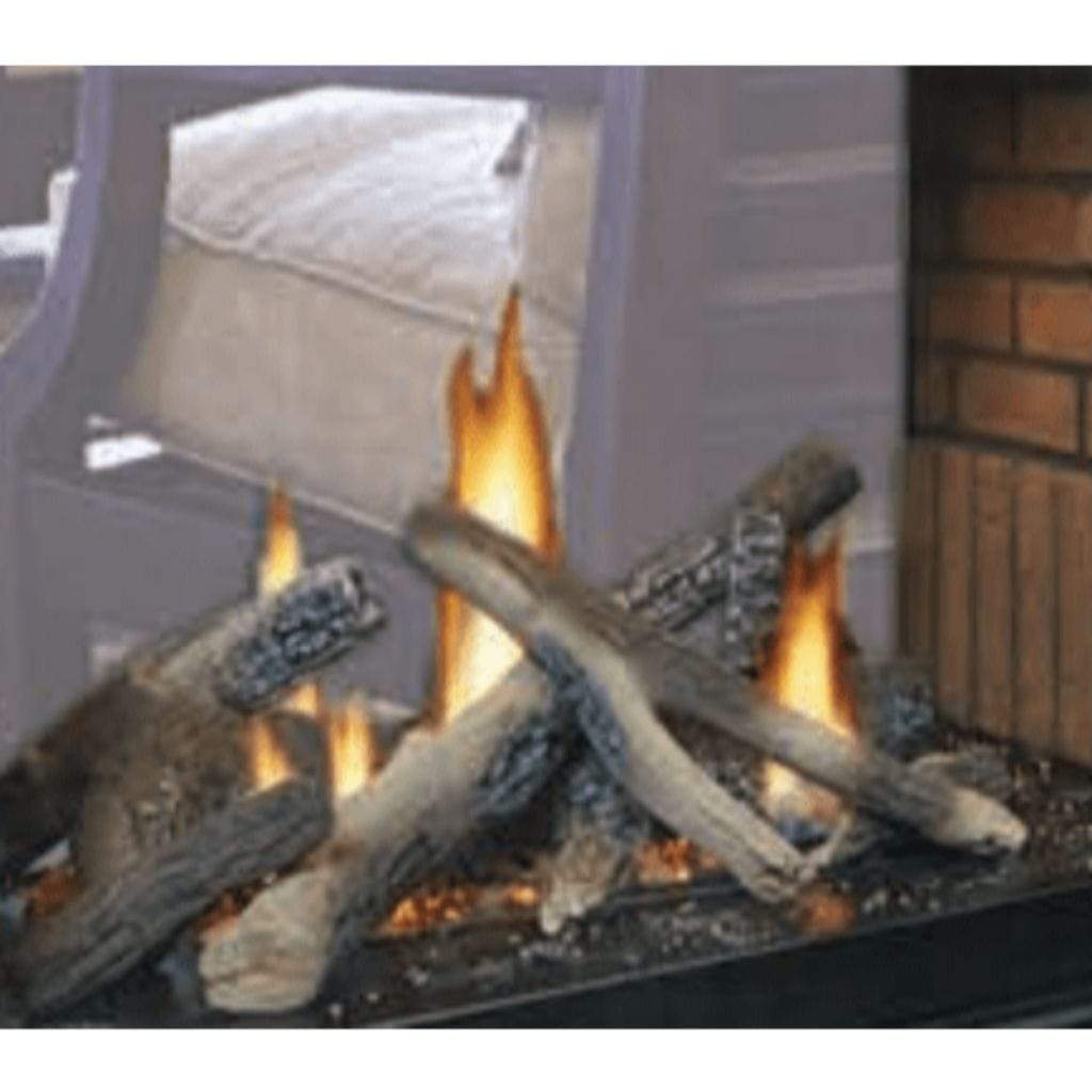 Empire 24" Multi-Sided Campfire Log Set Accessory for 36" Peninsula and See-Thru Tahoe Fireplaces - US Fireplace Store