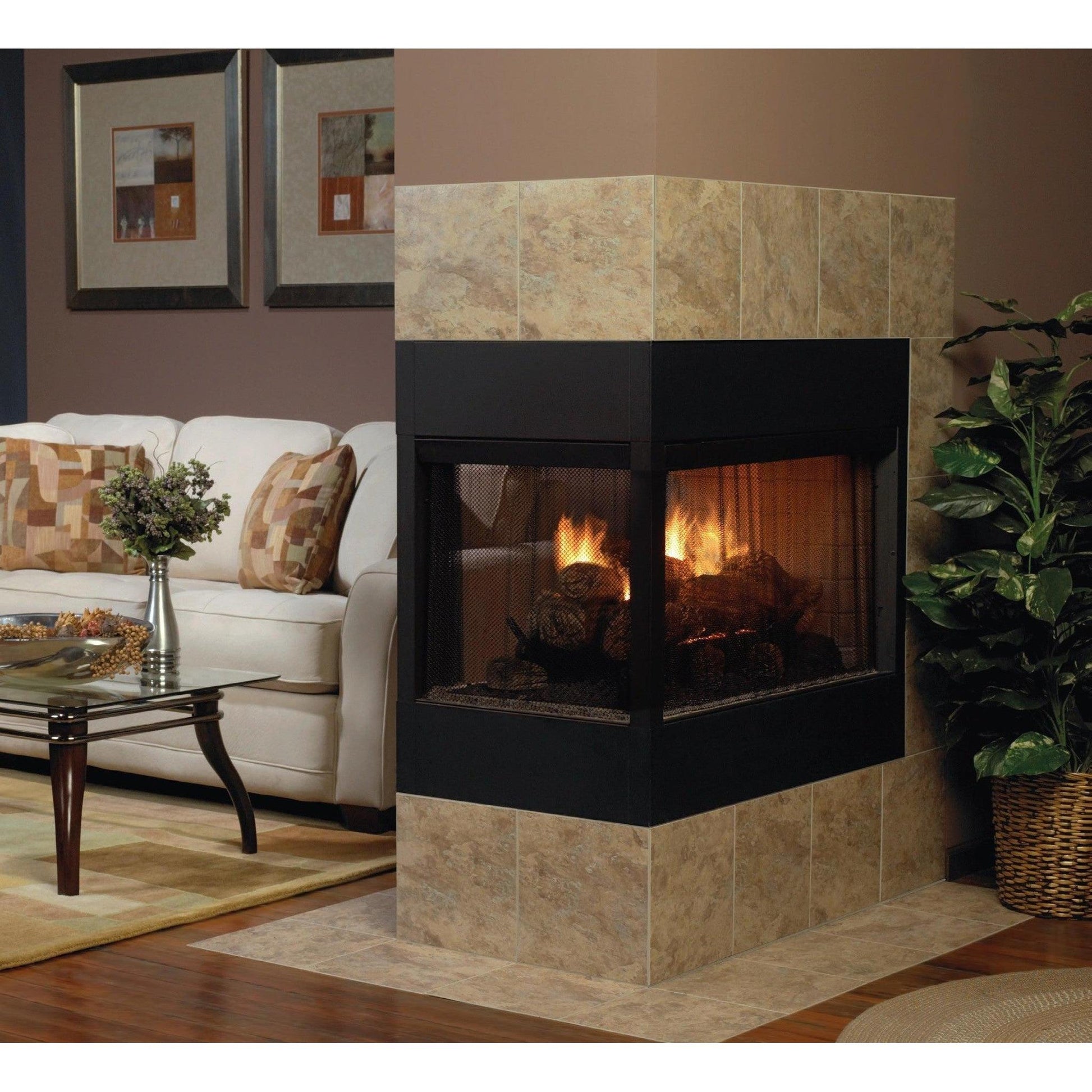 Empire 24" Stone River Multi Sided Ceramic Fiber Vent-Free Log Set