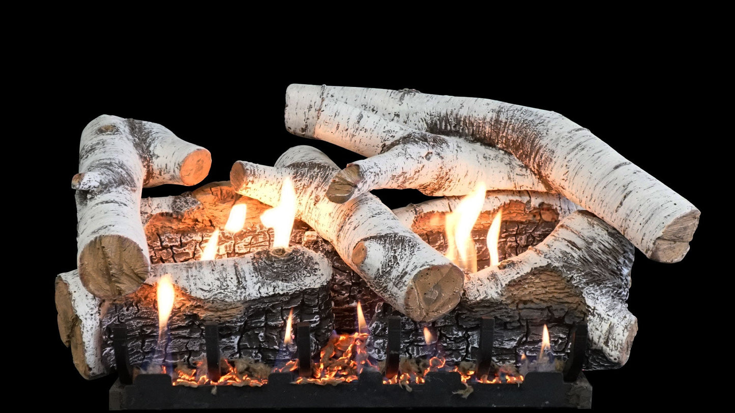 Empire 24" Super Birch Burncrete Vent-Free Log Set
