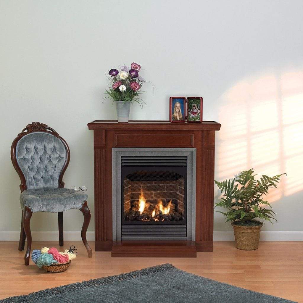 Empire 24" Vail Vent-Free Fireplace with Slope Glaze Burner - Millivolt Control with On/Off Switch