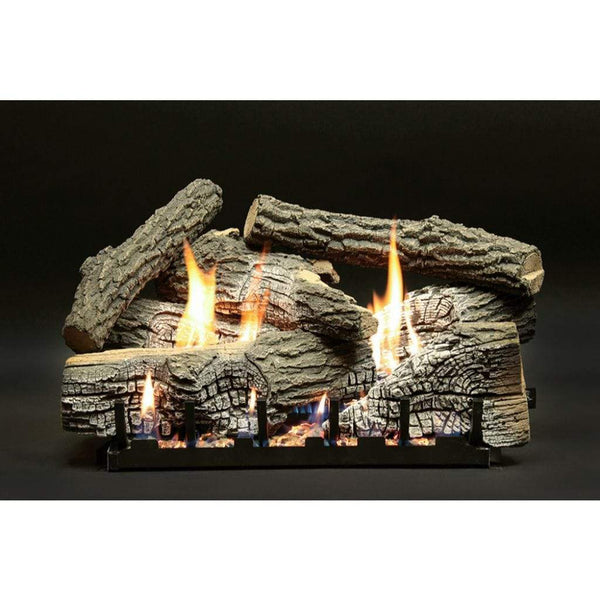 24 Inch Convert to Ethanol Fireplace Log Set with Burner Insert from Gel or  Gas Logs