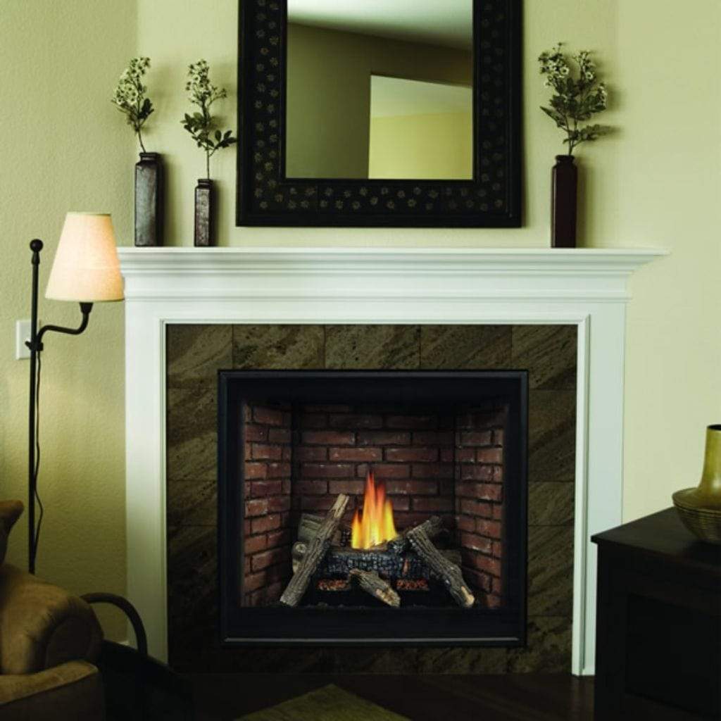 Empire 32" Tahoe Clean Face Direct Vent Premium Traditional Fireplace - Millivolt Control Series