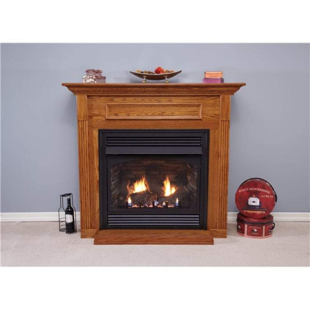 Empire 32" Vail Vent-Free Premium Fireplace with Slope Glaze Burner - Millivolt Control