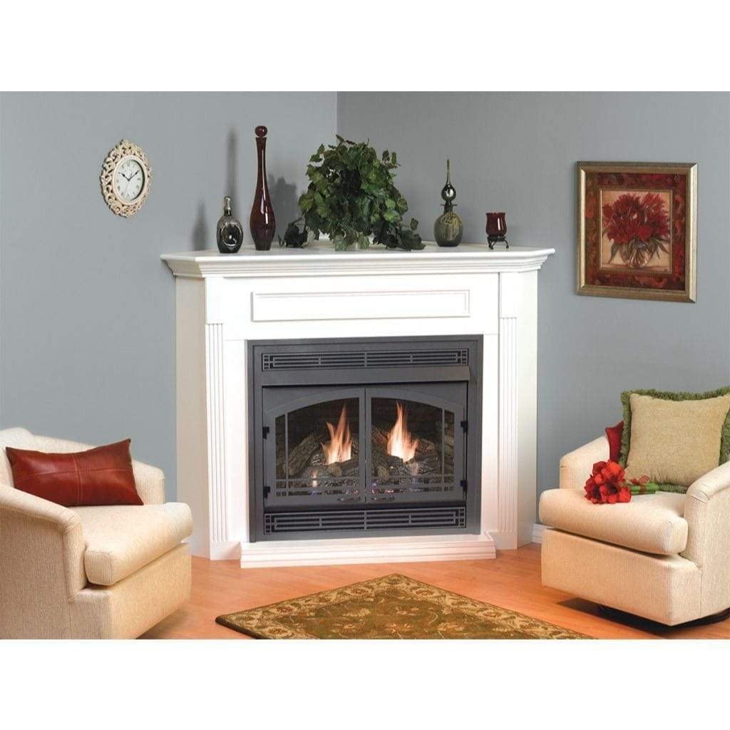 Empire 32" Vail Vent-Free Premium Fireplace with Slope Glaze Burner - Millivolt Control