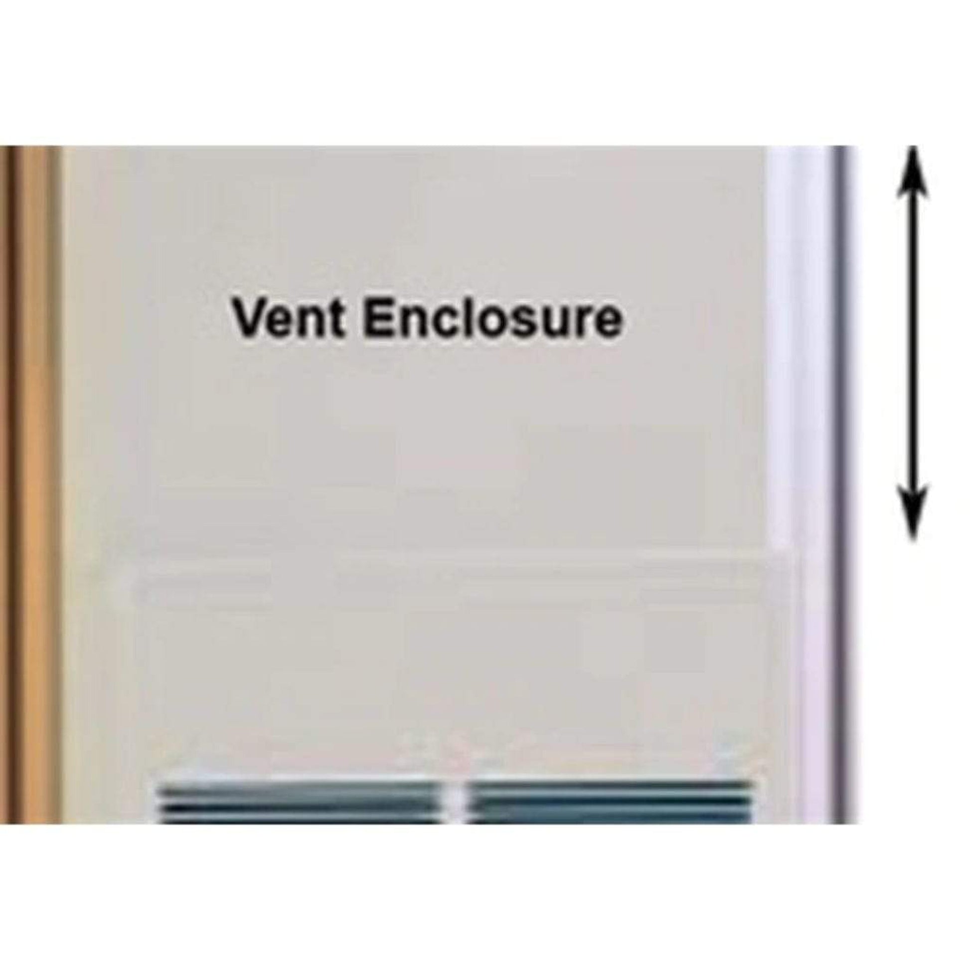 Empire 34" Vent Enclosure for FAW40 Vented Counterflow Wall Furnace