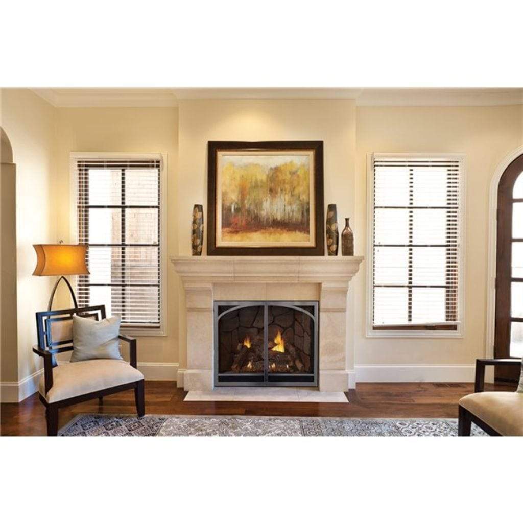 Empire 36" Tahoe Clean Face Direct Vent Luxury Fireplace - Millivolt Control Series