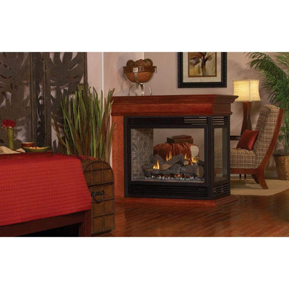 Empire 36" Vail Vent-Free Multi-Sided Fireplace, Peninsula and See-Through