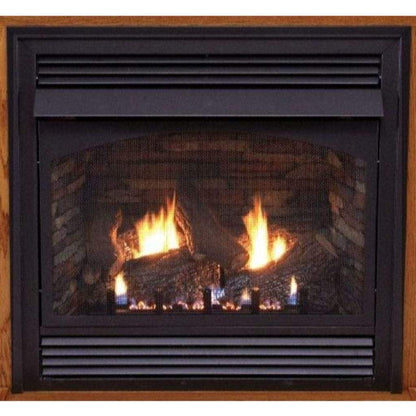 Empire 36" Vail Vent-Free Premium Fireplace with Slope Glaze Burner - Millivolt Control