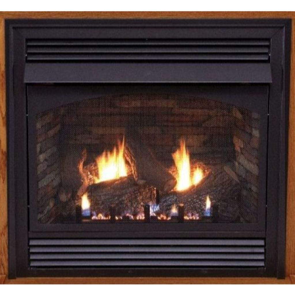 Empire 36" Vail Vent-Free Premium Fireplace with Slope Glaze Burner - Thermostat Control