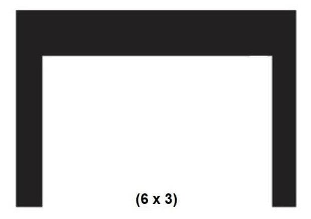 Empire 37" x 26" 3-Sided Black Metal Surround for 31" Medium Innsbrook Direct Vent Fireplace Insert