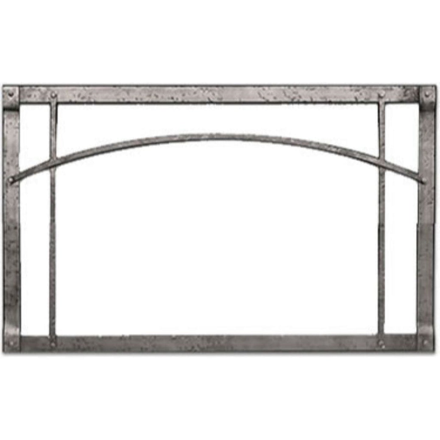 Empire 40" Distressed Pewter Arch Forged Iron Inset for Rushmore DVCT40 Direct Vent Fireplace