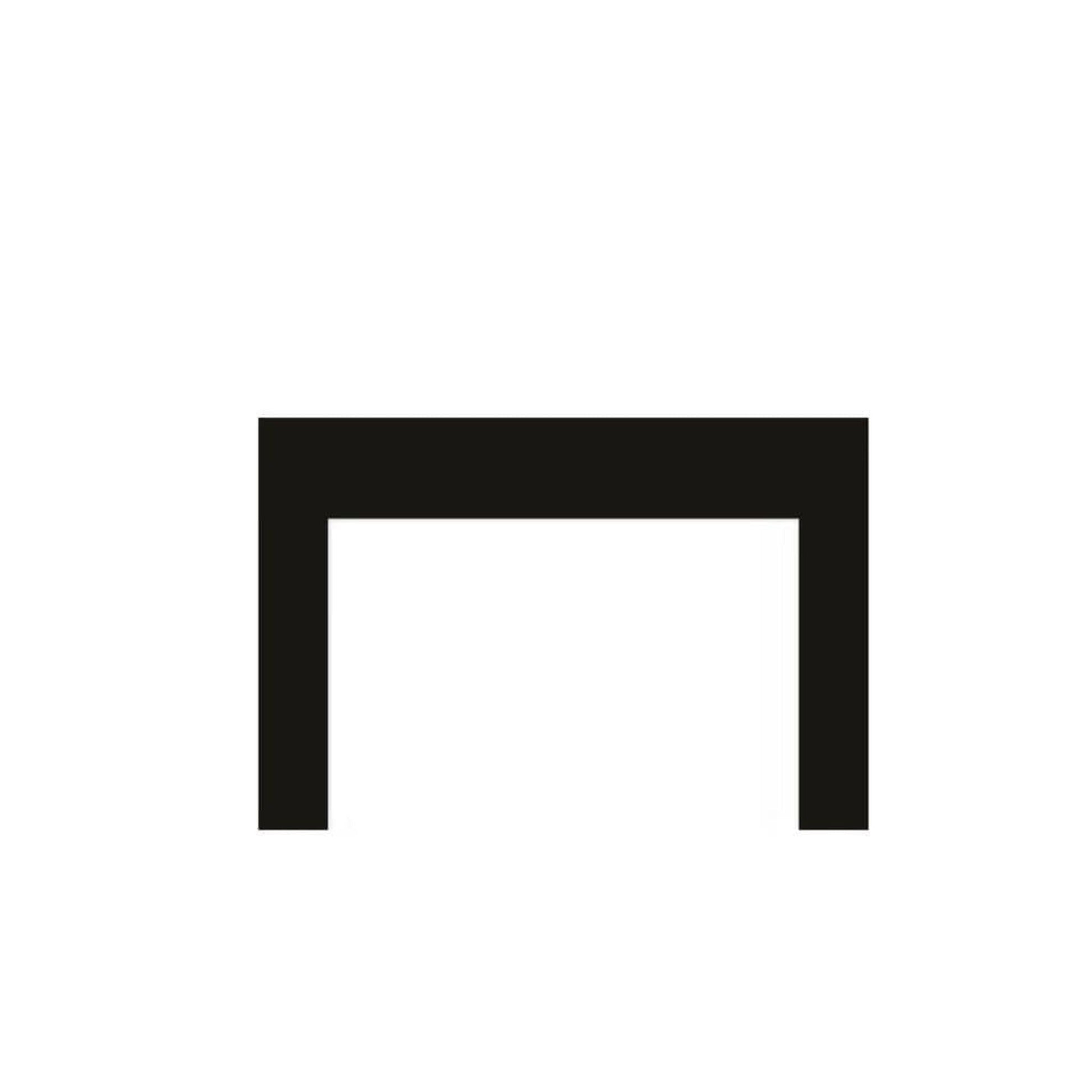 Empire 40" x 29" 3-Sided Black Metal Surround (DS35631BL)