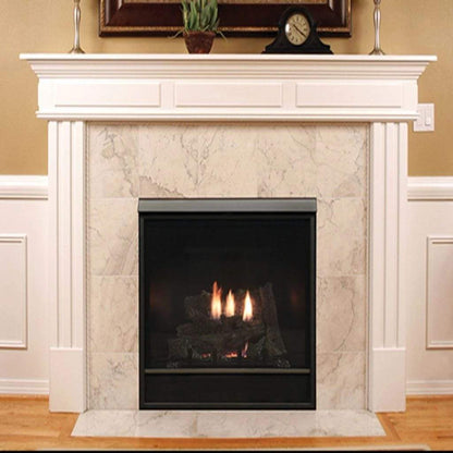 Empire 42" Tahoe Clean Face Direct Vent Deluxe Fireplace - Millivolt Control Series