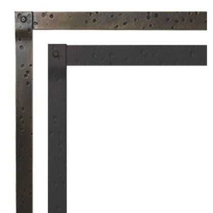 Empire 48" Forged Iron Frame for See-Through Boulevard Fireplace