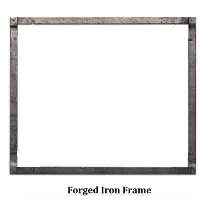 Empire 48" Forged Iron Frame for See-Through Boulevard Fireplace