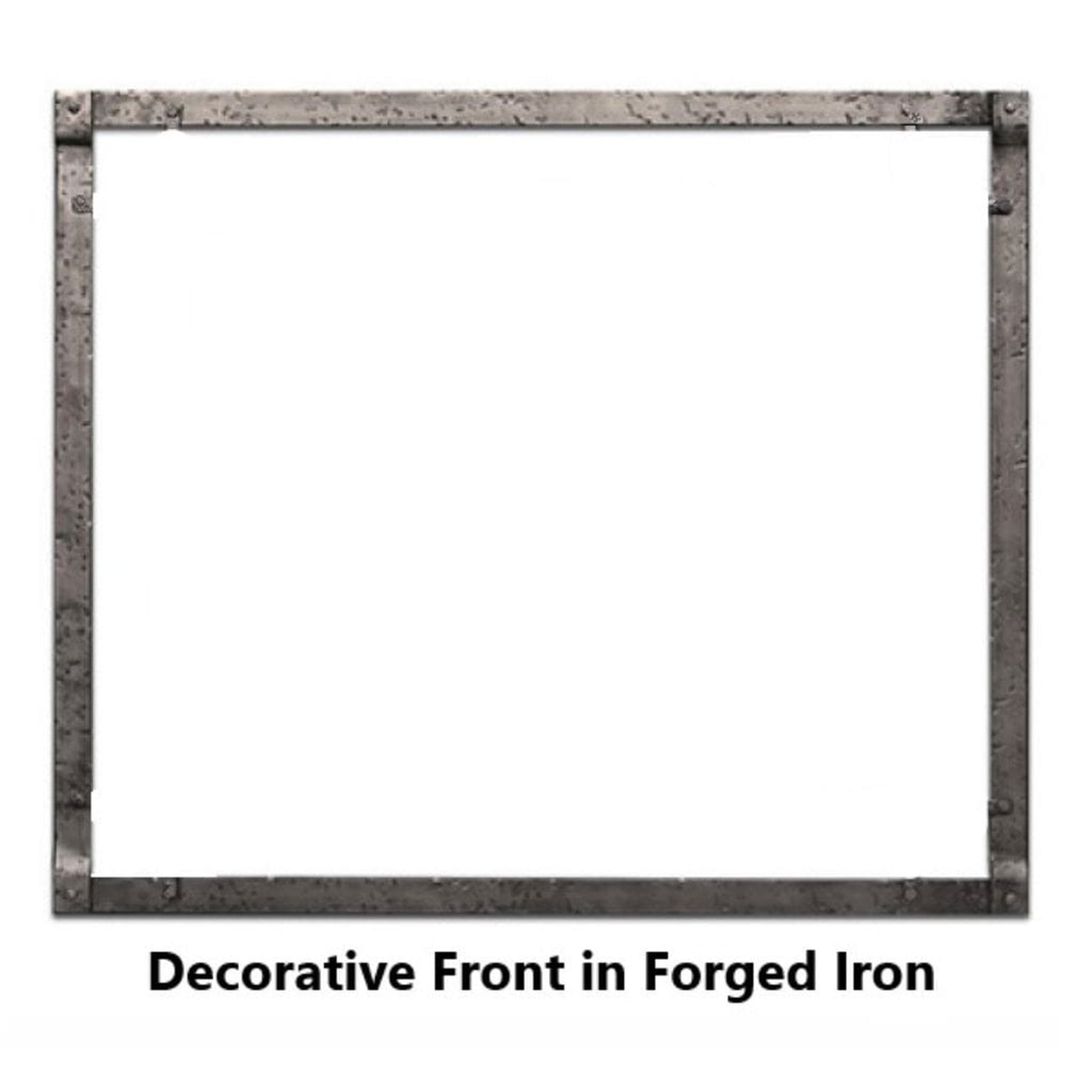 Empire 60" Distressed Pewter Forged Iron Frame for DVLL60 Boulevard Direct Vent Fireplace