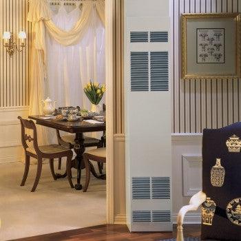 Empire 72" 40,000 BTU Beige Standing Pilot, Propane Gas Vented Counterflow Wall Furnace