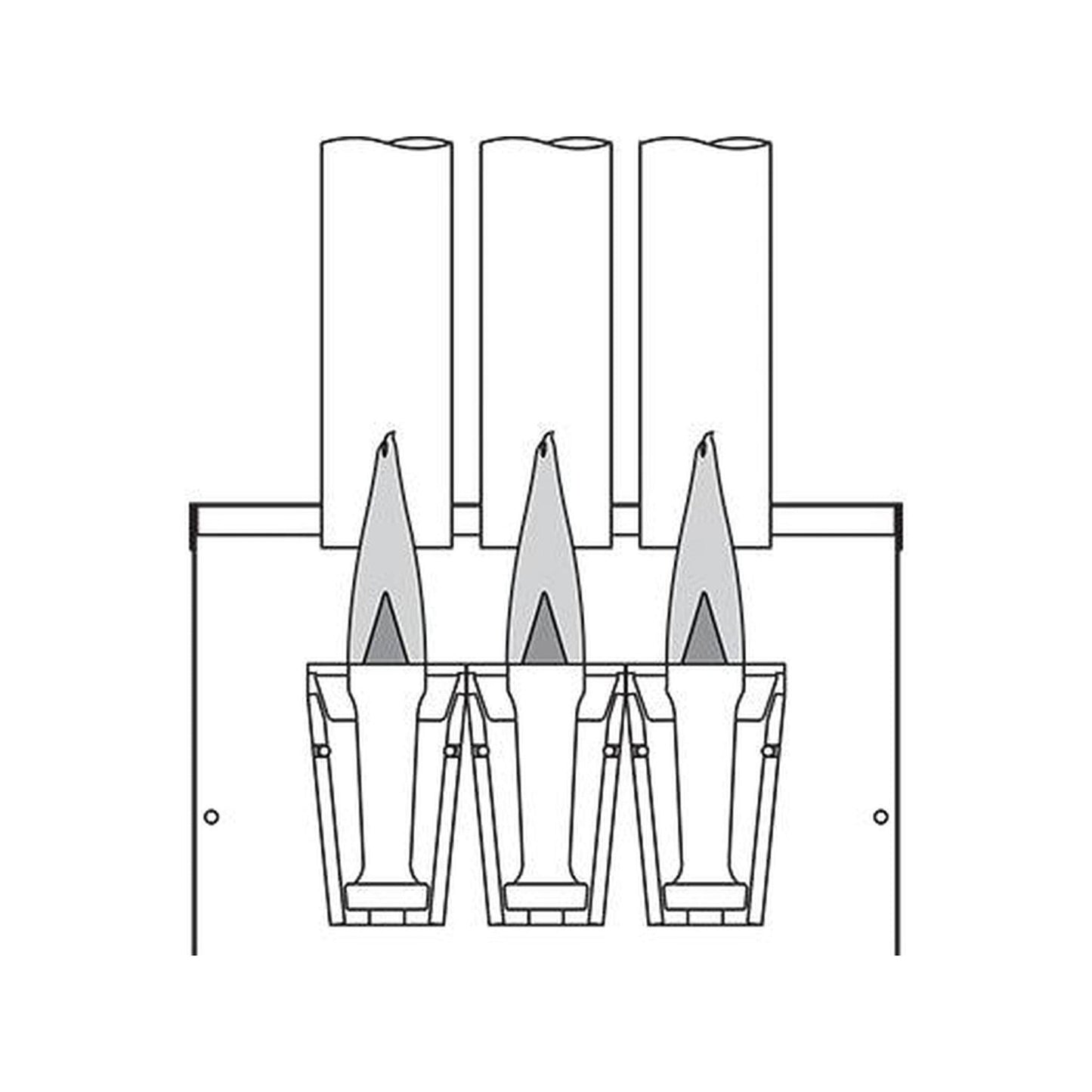 Empire 72" Beige 40,000 BTU Electronic Intermittent Pilot, Natural Gas Vented Counterflow Wall Furnace