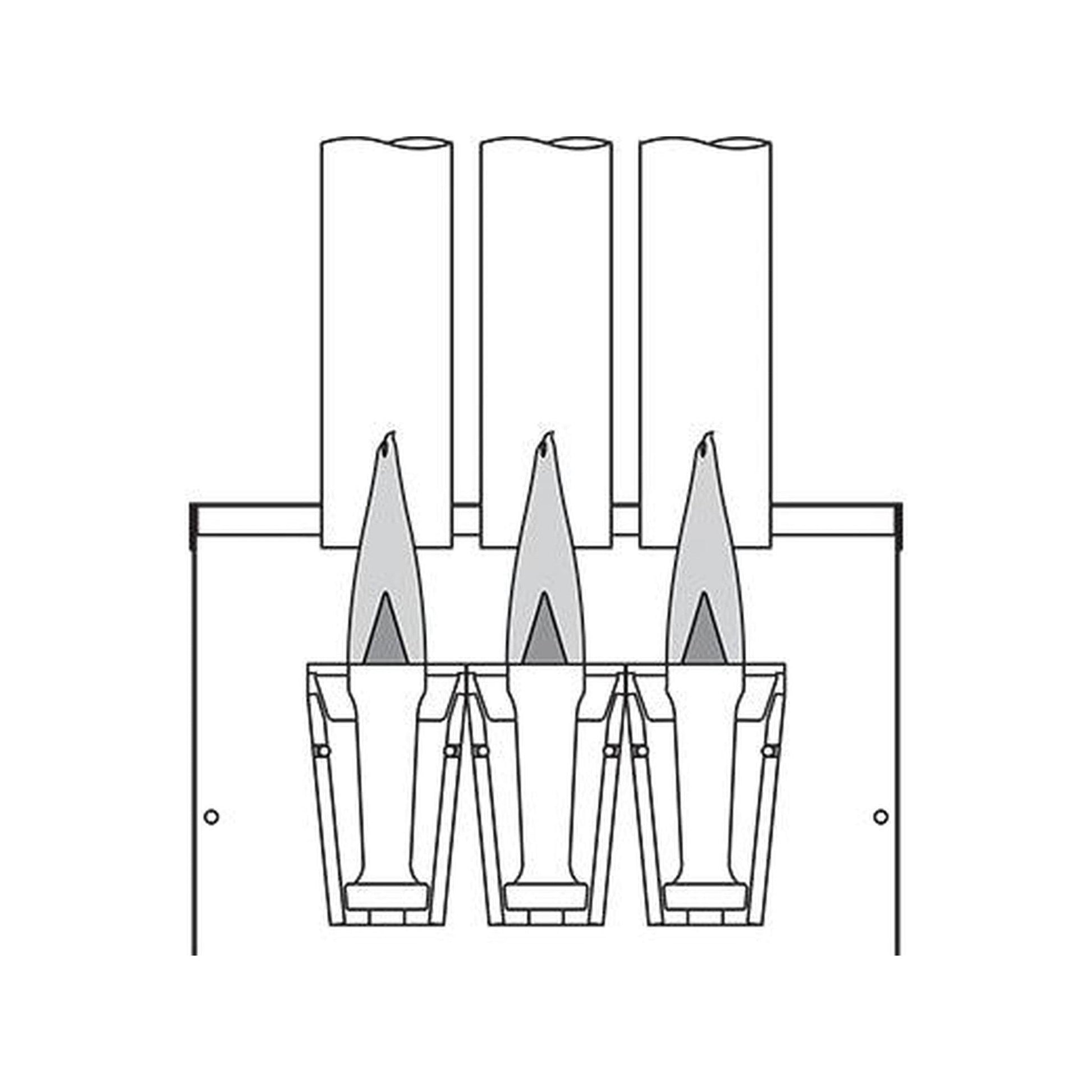 Empire 72" Beige 40,000 BTU Electronic Intermittent Pilot, Natural Gas Vented Counterflow Wall Furnace