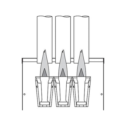Empire 72" Beige 40,000 BTU Electronic Intermittent Pilot, Natural Gas Vented Counterflow Wall Furnace