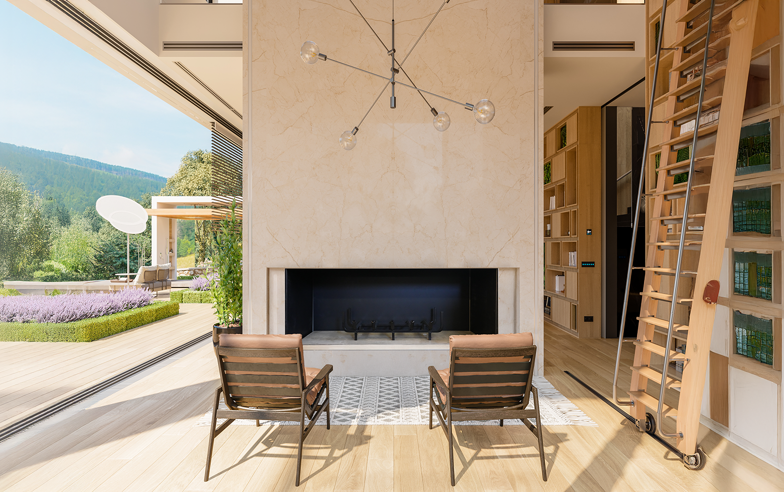 Empire Aspen 60" Wood Burning Linear Firebox