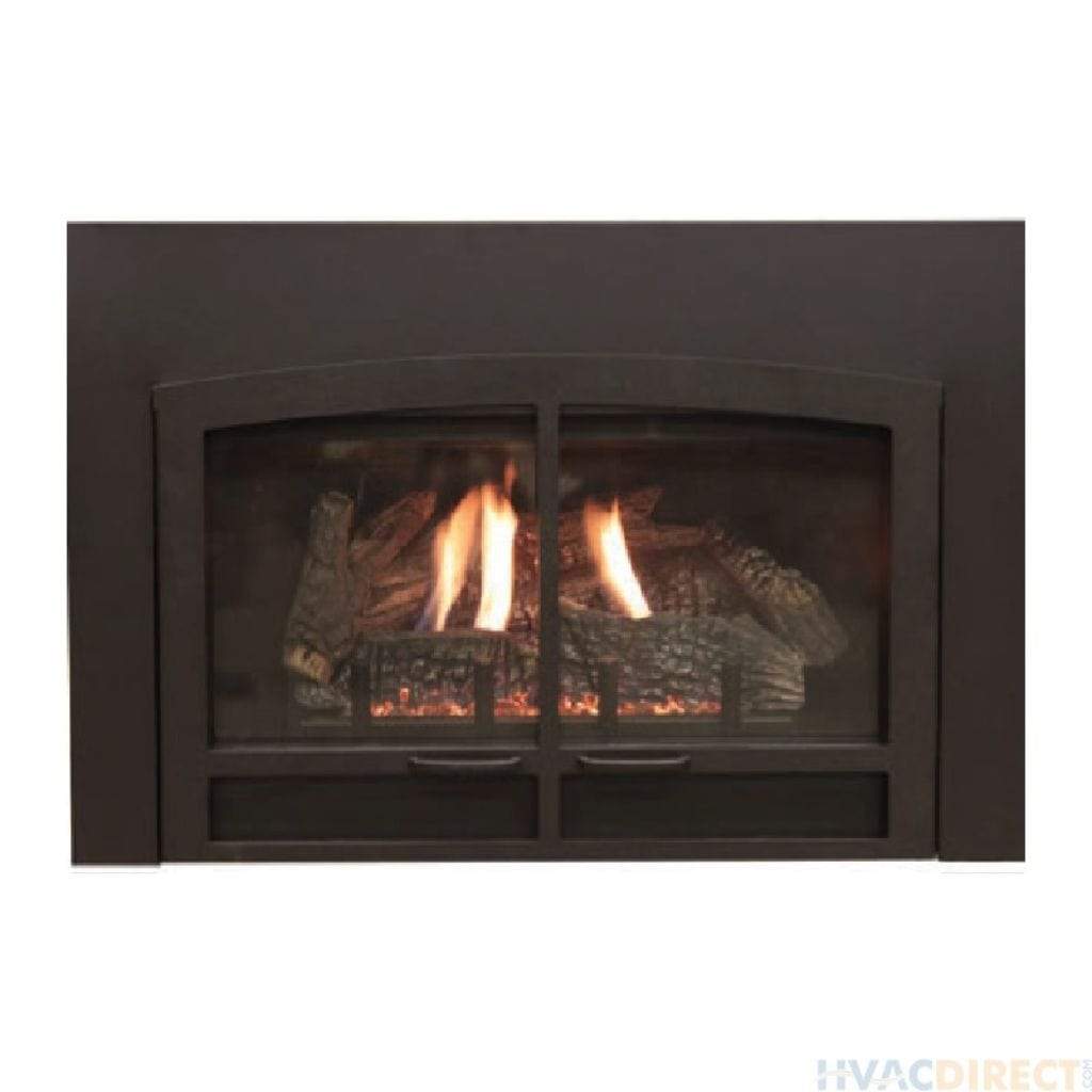 Empire Black Horizon Decorative Door Front for 31" Medium Innsbrook Direct Vent Fireplace Insert