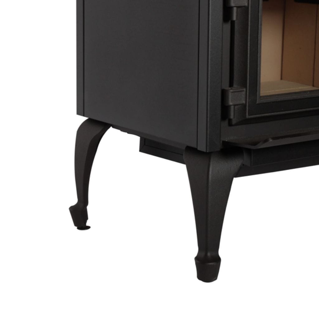 Empire Black Queen Anne Leg Kit for Gateway 3500 Wood Burning Stove