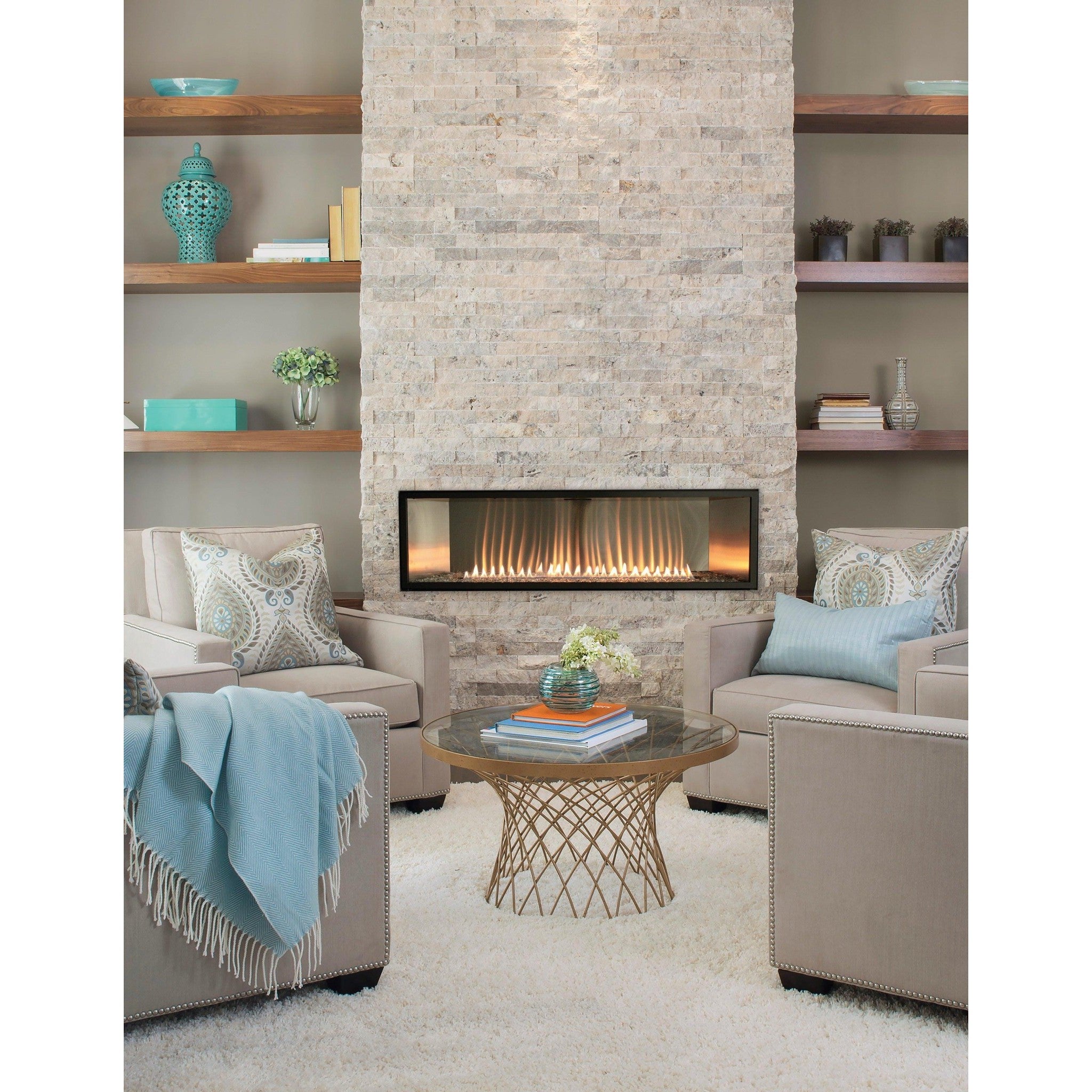 Empire Boulevard Gas Fireplace