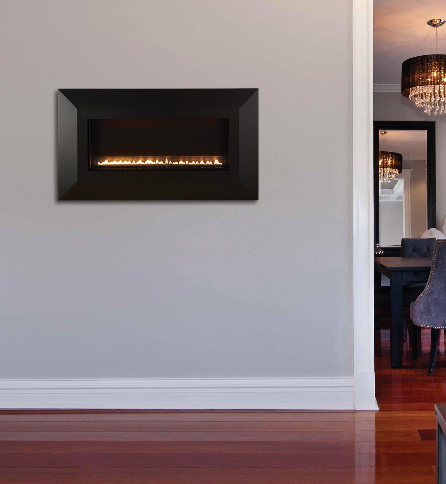 Empire Boulevard SL 30" Intermittent Pilot With Wall Switch, Natural Gas Vent Free Linear Fireplace