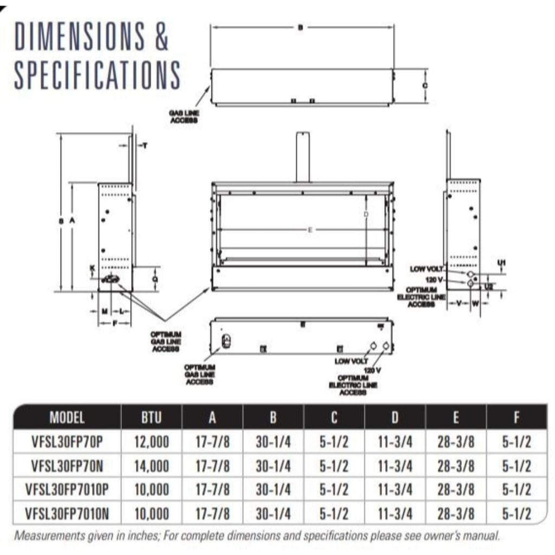 Empire Boulevard SL 30" Intermittent Pilot With Wall Switch, Natural Gas Vent Free Linear Fireplace