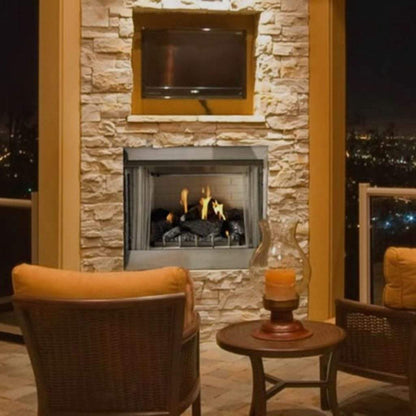 Empire Carol Rose 36”Millivolt, 50K BTU Outdoor Traditional Premium Fireplace - US Fireplace Store
