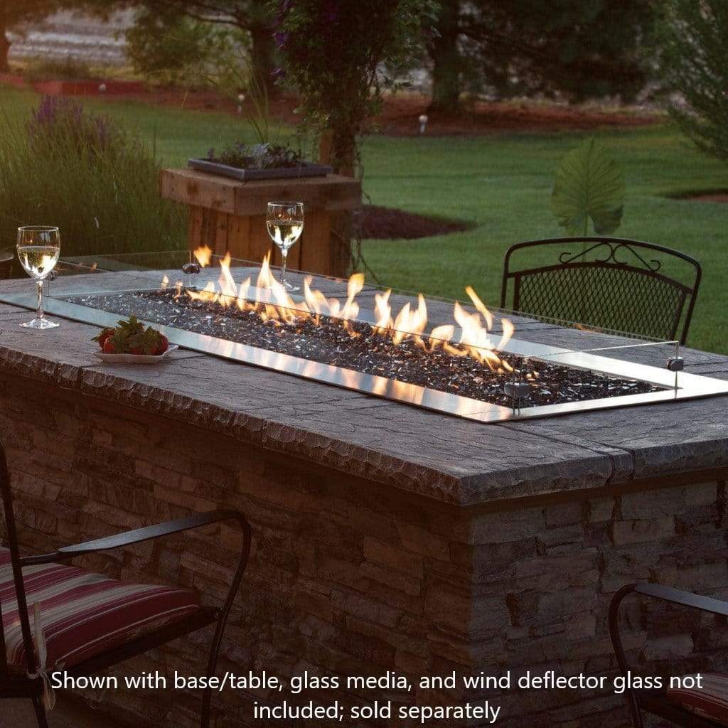 Empire Carol Rose 60" Manual Outdoor Linear Fire Pit