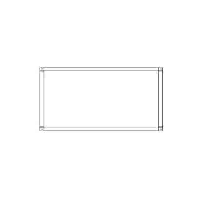 Empire Decorative Forged Iron Front in Hammered Pewter
