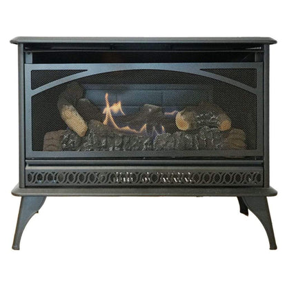 Empire HearthRite 32" Vent Free Gas Stove with Manual Control and Log Set