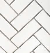 Empire Herringbone White Brick Set for Blackburn 36" Wood Firebox