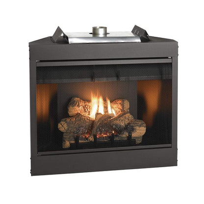 Empire Keystone 34" Millivolt Control With Flush Face, Natural Gas B-Vent Deluxe Fireplace