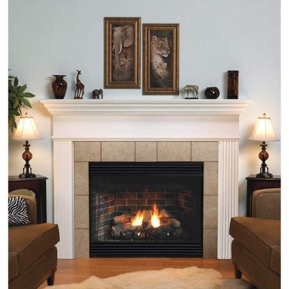 Empire Keystone 42" Millivolt Control With Flush Face, Natural Gas B-Vent Premium Fireplace