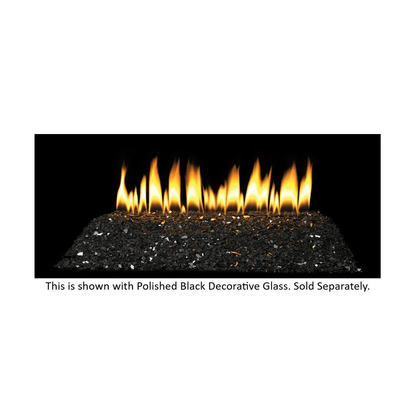 Empire Loft Series 24" Millivolt Control With On/Off Switch, Propane Gas Vent Free Contemporary Burner