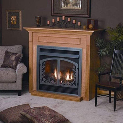 Empire Mantel Cabinet with Base for 26" Vail Fireplaces