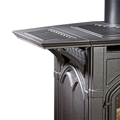 Empire Matte Black Shelf Kit for Cast Iron Stove