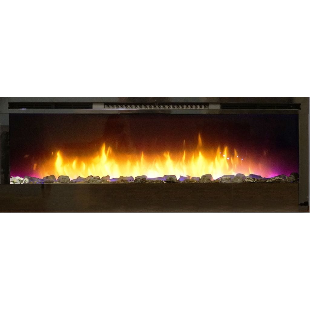 Empire Nexfire 50" Contemporary Linear Electric Fireplace With Thermostat Variable Remote Control