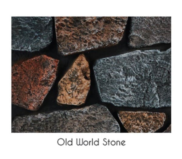 Empire Old World Stone Liner With Floor for 42" Tahoe Clean Face Luxury Fireplace