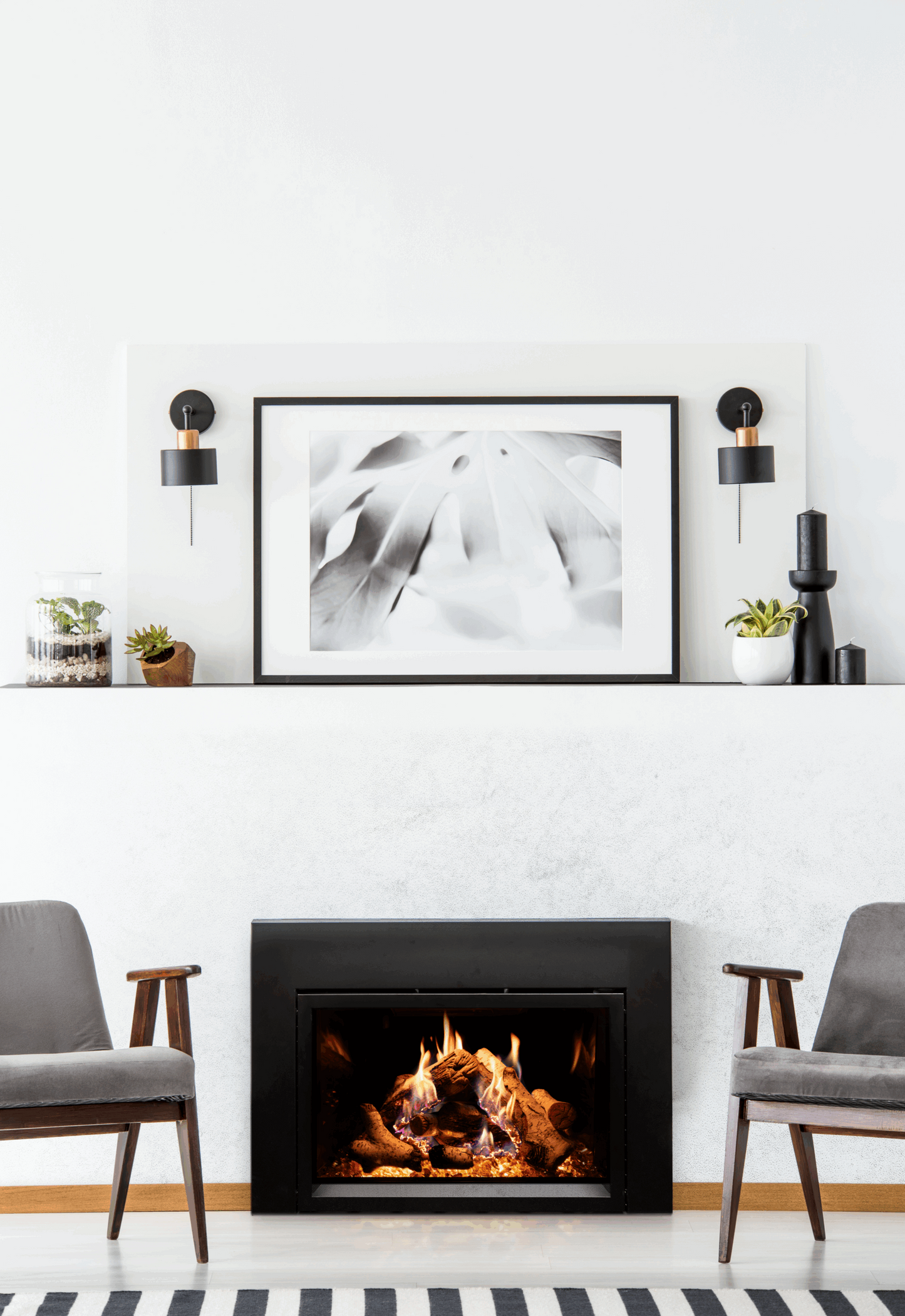 Empire Rainier 34" Intermittent Pilot Control With On/Off Switch, Natural Gas Direct Vent Fireplace Insert