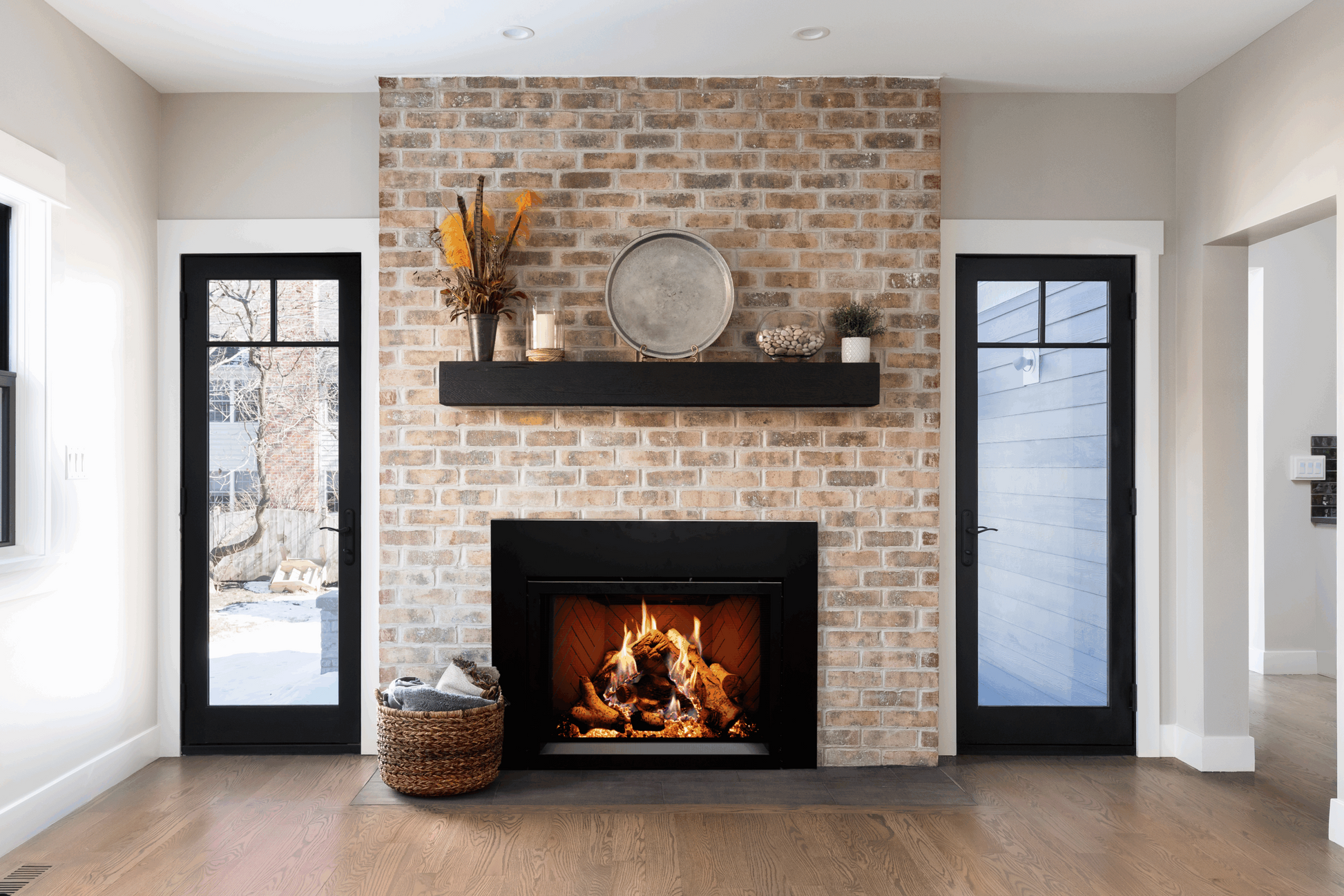 Empire Rainier 34" Intermittent Pilot Control With On/Off Switch, Natural Gas Direct Vent Fireplace Insert