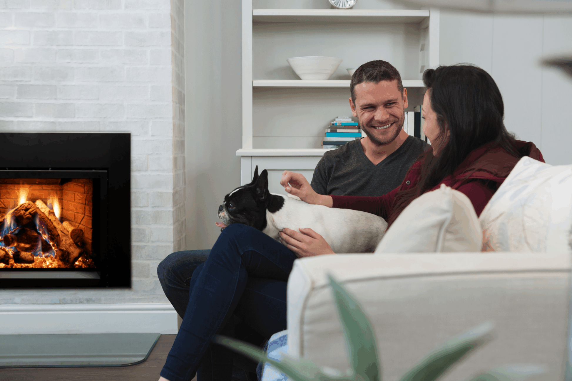 Empire Rainier 34" Intermittent Pilot Control With On/Off Switch, Liquid Propane Direct Vent Fireplace Insert