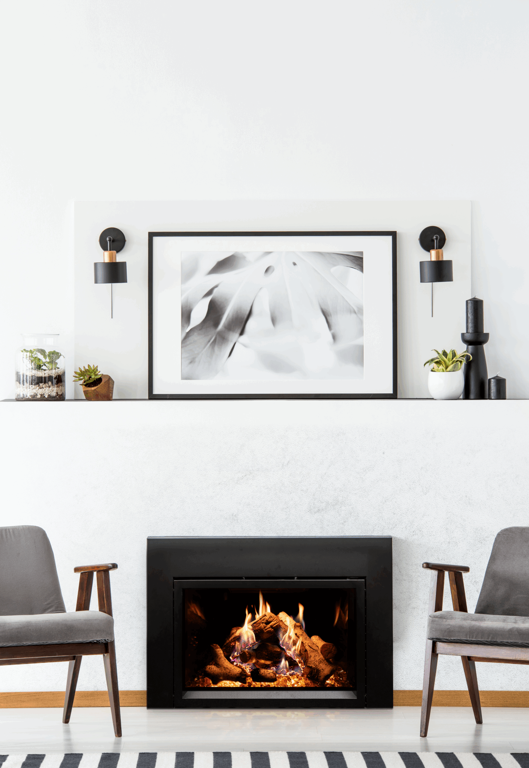 Empire Rainier 34" Intermittent Pilot Control With On/Off Switch, Liquid Propane Direct Vent Fireplace Insert