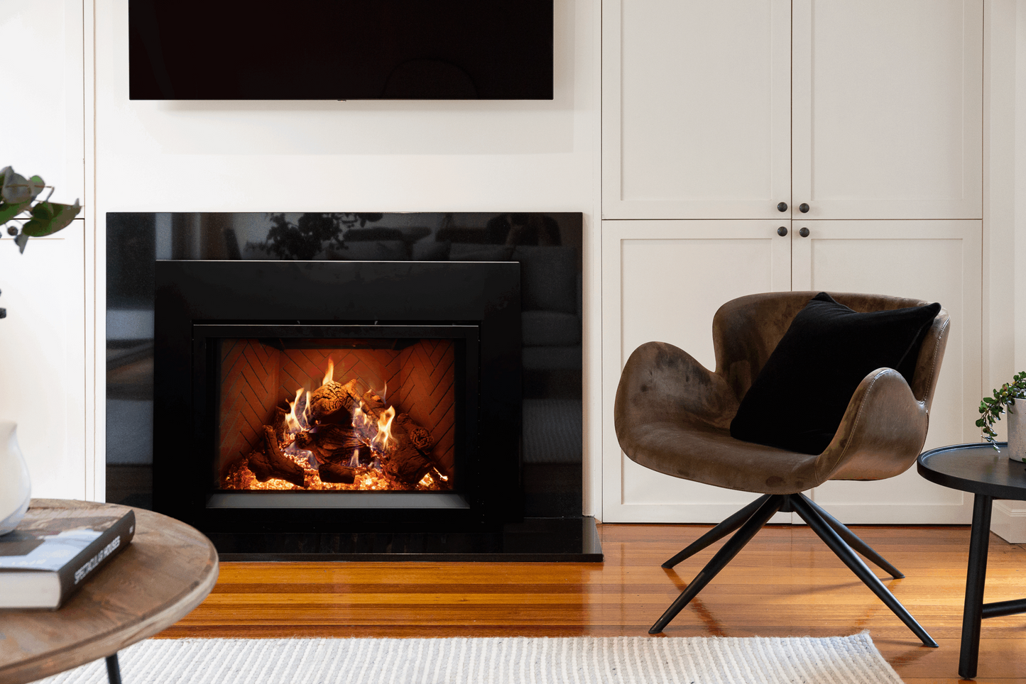 Empire Rainier 34" Intermittent Pilot Control With On/Off Switch, Natural Gas Direct Vent Fireplace Insert