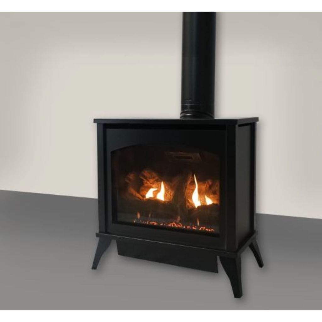 Empire Spirit 22" Millivolt Control With On/Off Switch, Natural Gas Direct Vent Small Steel Stove