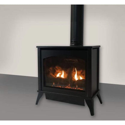 Empire Spirit 22" Millivolt Control With On/Off Switch, Propane Gas Direct Vent Small Steel Stove