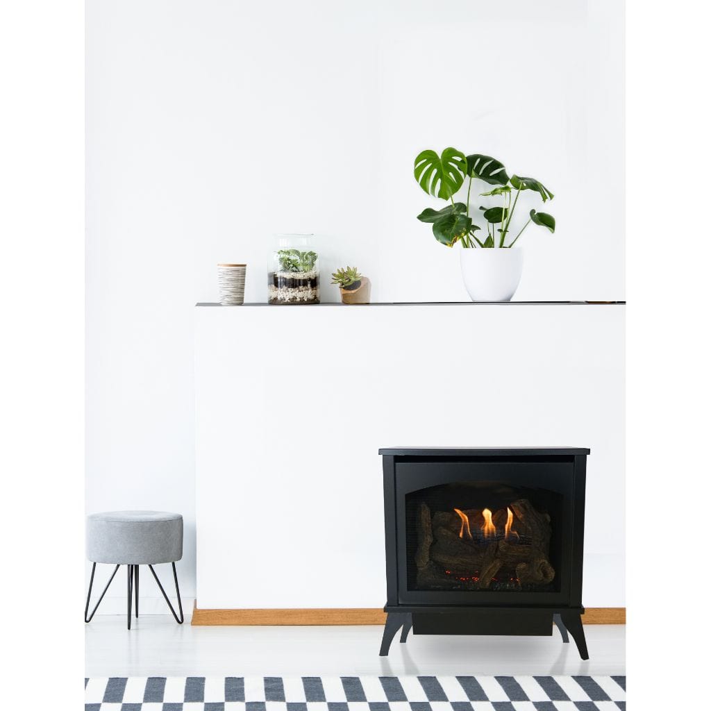 Empire Spirit 22" Millivolt Control With On/Off Switch, Propane Gas Vent Free Small Steel Stove